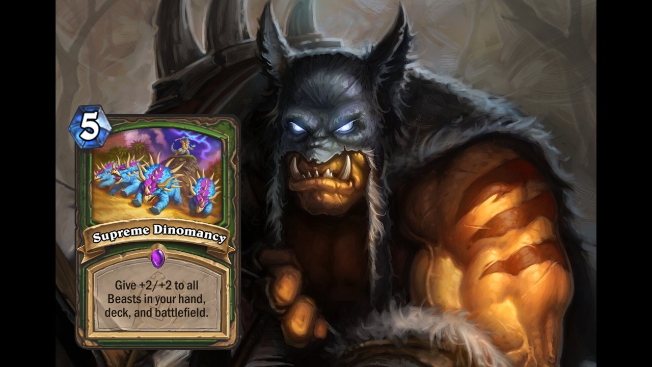 I HIT LEGEND with Beast Hunter! Hearthstone Standard