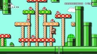 Super Mario Maker - Multi-Path Pipe Maze - NintendoAddict00 (2015)