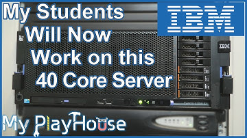 The IBM System x3850 X5 Moves in to My PlayHouse Rack1 - 962