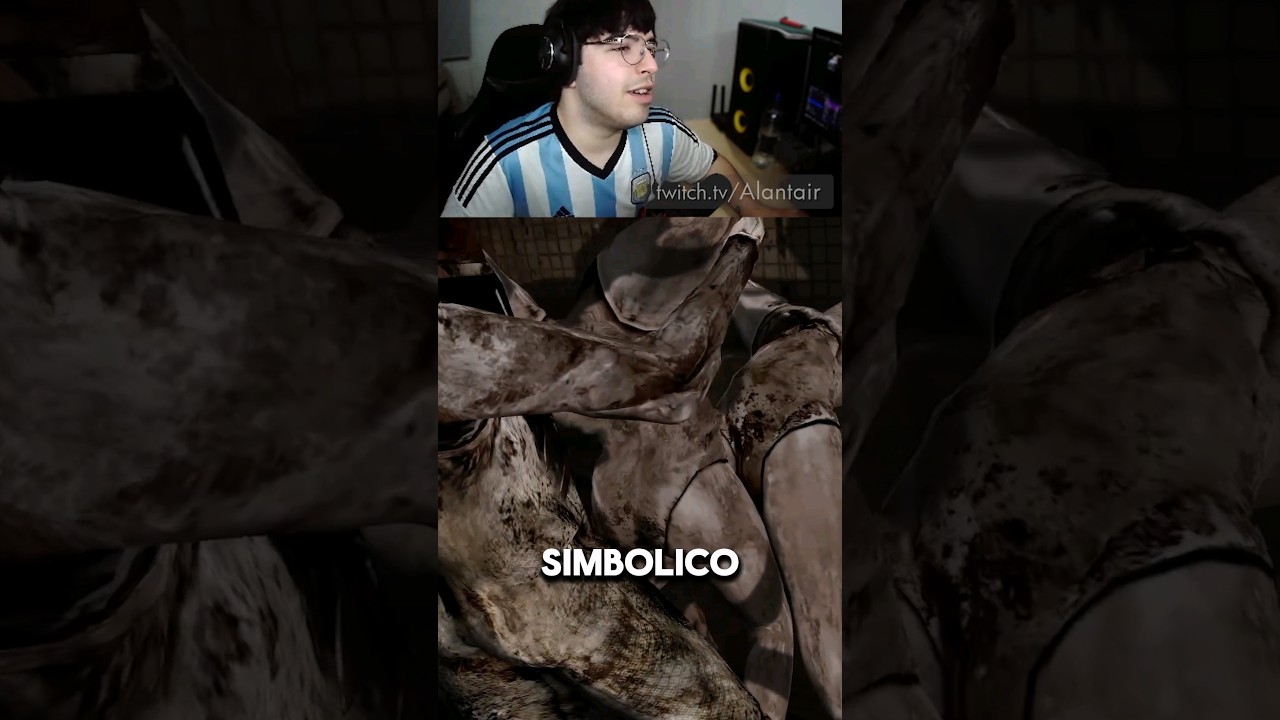 ENCUENTRO SIMBOLICO CON PYRAMID HEAD 💀🥵 #silenthill #humor  #horrorgaming