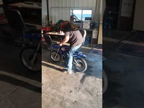 Mini bike burnout