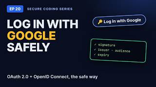 Log in with Google Safely: OAuth 2.0 & OpenID Connect in Spring Boot | Secure Coding Ep 20