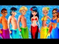 Wrong Heads Mermaids Ladybug &amp; Cat Noir Marinette &amp; Adrien &amp; Friends  Miraculous Wrong Puzzles Faces