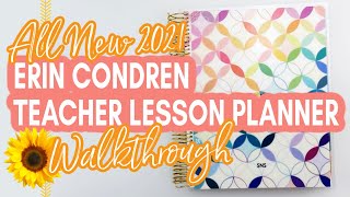 ALL NEW! 2021-2022 Erin Condren Teacher Lesson Planner Review and Walkthrough