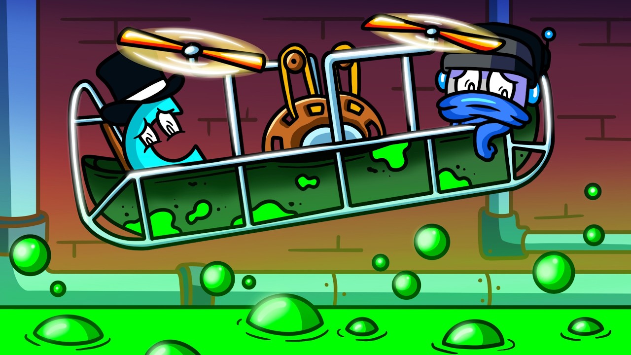 2 Dummies Fly 1 Helicopter in a Radioactive Sewer and Explode!