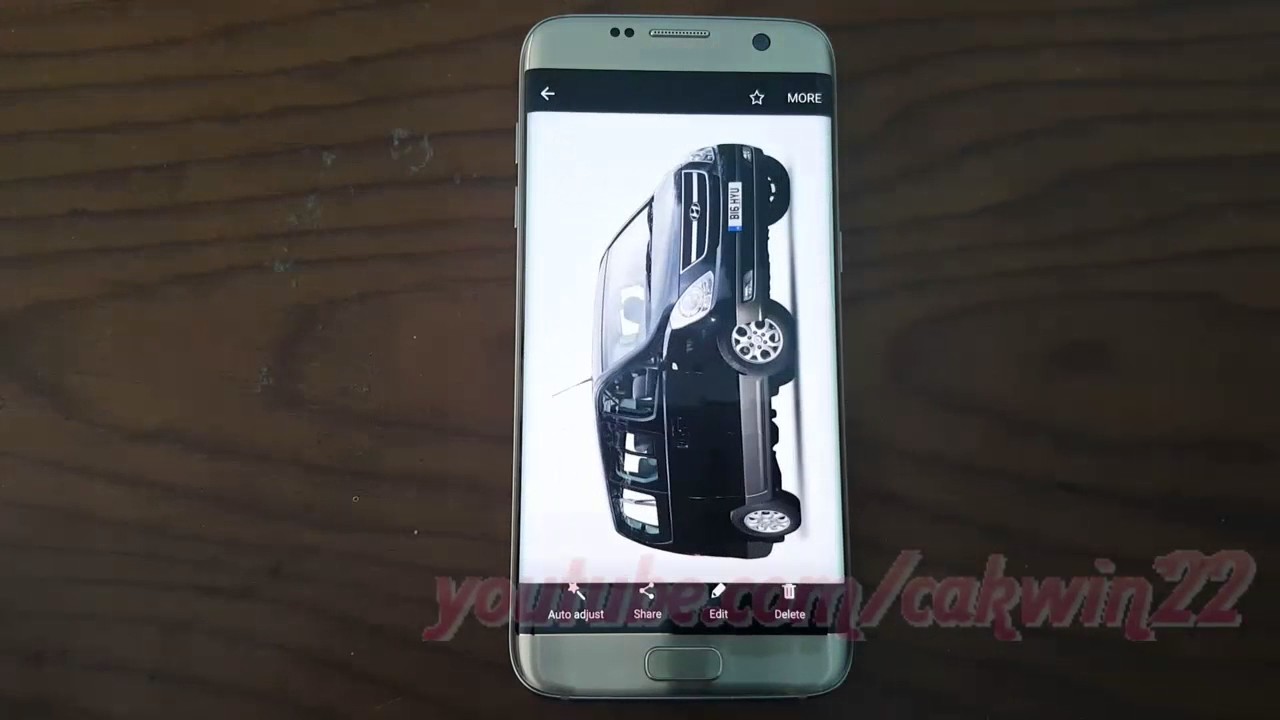 Samsung Galaxy S7 Edge Gallery : How to Rotate Picture (Android Marshmallow)