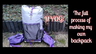 MYOG: The full process of making my own backpack