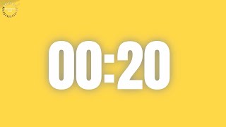 20 Seconds Countdown Timer (in Yellow Background)