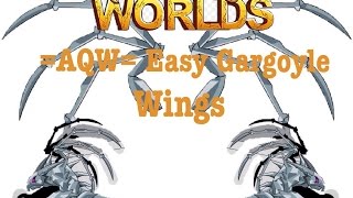 =AQW= How to Get Gargoyle Wings(Super Easy)