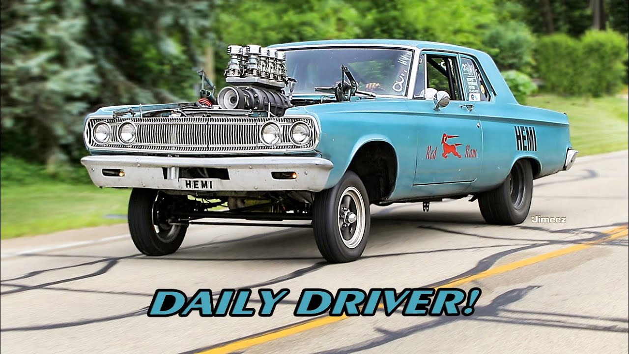 WILD DAILY DRIVER! HEMI GASSER! SUPERBLOWER! 8 DEUCES! WORLDS