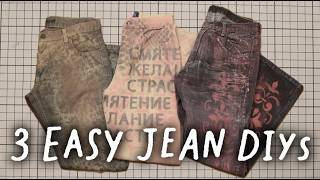 DIY Denim: 3 Easy Ways to Customize Your Jeans