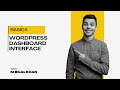 wordpress dashboard interface | Part 2