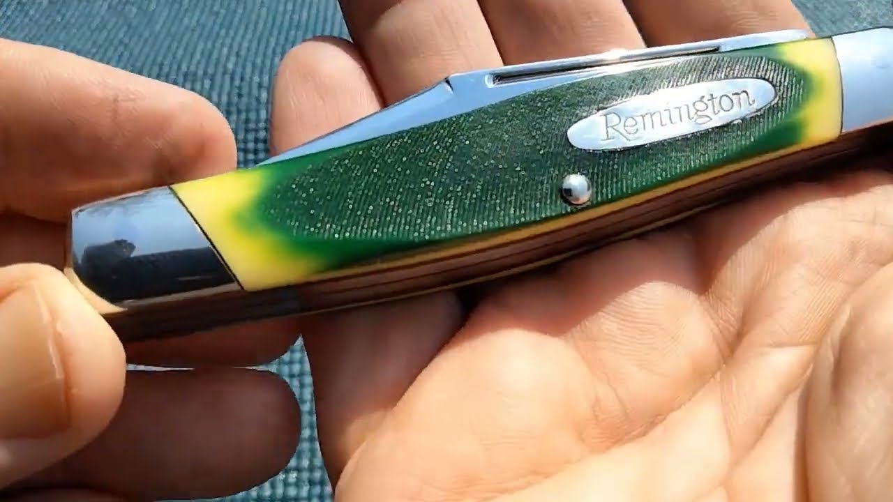 Remington 9501 Large Stockman ~ ABSOLUTELY GORGEOUS STOCKMAN ~ COULD IT BE A GREEN BUCK 307?