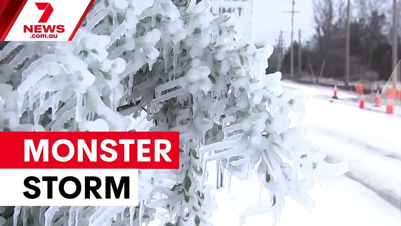 Massive winter storm slams United States | 7NEWS