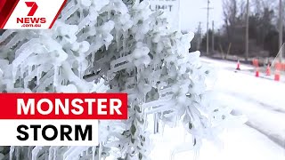Massive winter storm slams United States | 7NEWS