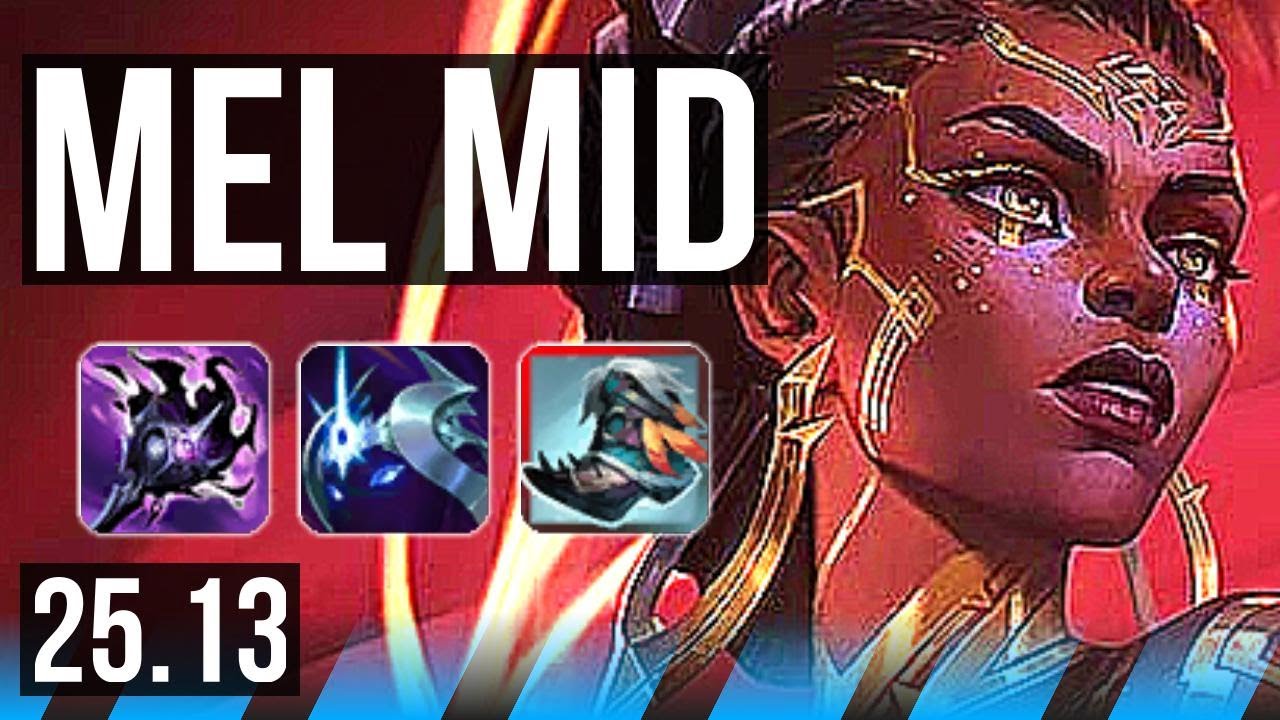 MEL vs XERATH (MID) | 10/3/7 | EUW Master | 25.13