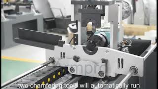 Armpro Double head pipe chamfering machine for pipeline with Max diameter 80mm, max lengh 7m