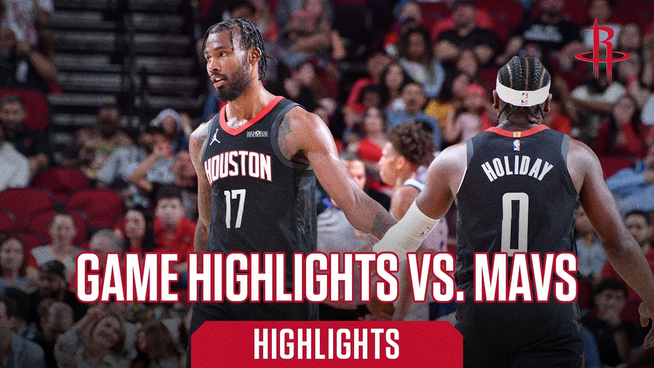 Houston Rockets Highlights vs. Dallas Mavericks - YouTube