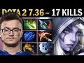 Drow ranger gameplay miracle with 17 kills and bkb  dota 736