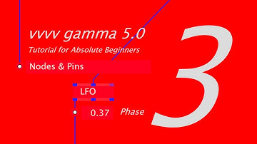 vvvv gamma - Tutorial for Absolute Beginners of VL: 3. Nodes & Pins