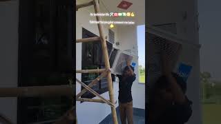 AC Installation x Emotional story🥲#acinstallation #airconditioning #actechnician #hvac #trending
