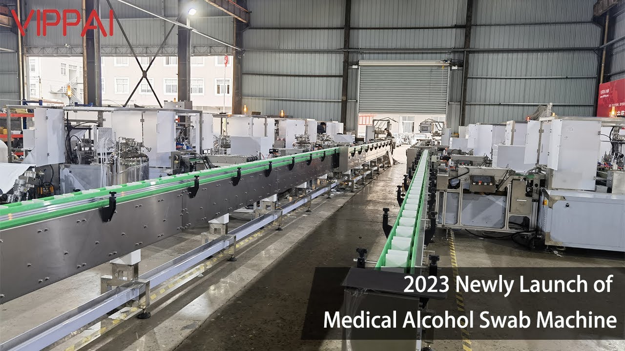 2023 VIPPAI Newly Launched Medical Alcohol Swab/Pad Machine