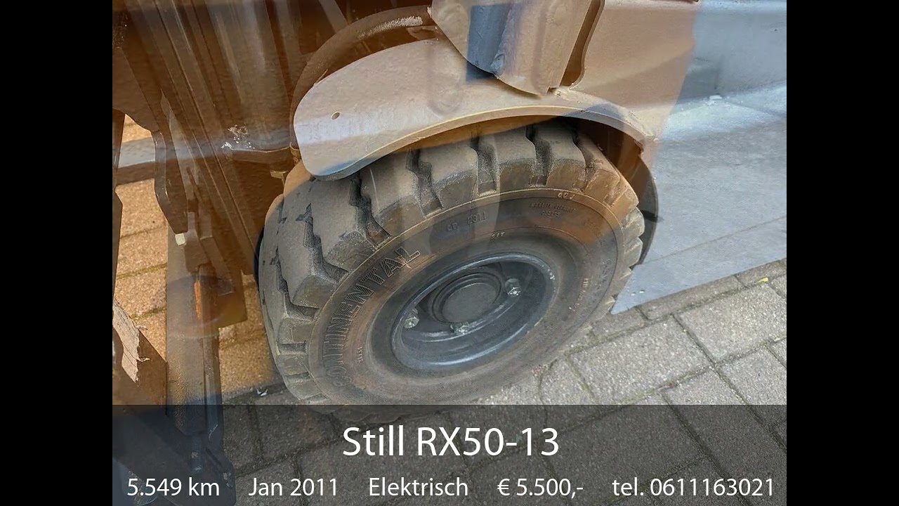 VS-22531 Elektrische triplex container heftruck Still RX50-13