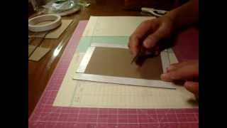 From start to finish Use up leftover from Basic Grey Lucille Envelope Mini Album