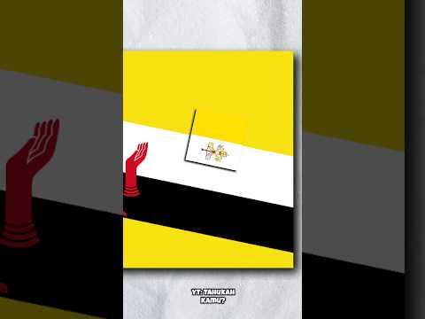 hidden flag in the flag of Brunei Darussalam