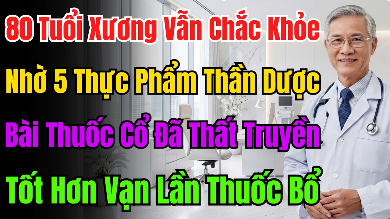 5 'Thần Dược Nối Xương' Có Ngay Ngoài Chợ, Giúp Người 80 Tuổi Xương Cốt Dẻo Dai, Khỏe Mạnh.