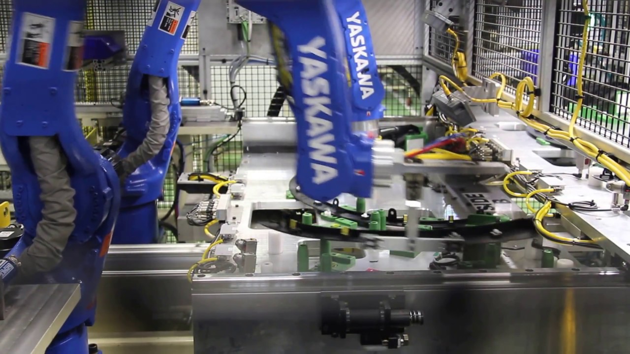 Robotic Clip Insert Cell - YouTube