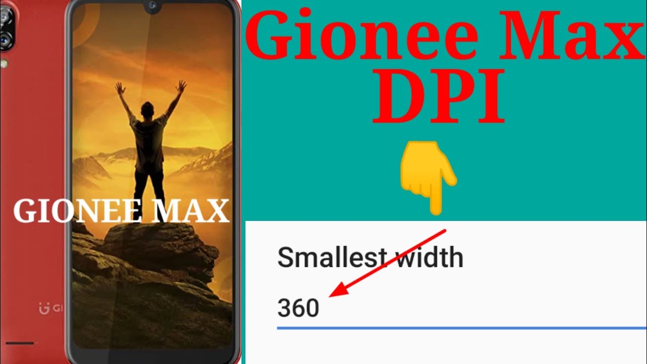 How To Gionee Max Phone Dpi Sating//How To Gionee Max Lag Fish Sating@Goinee max