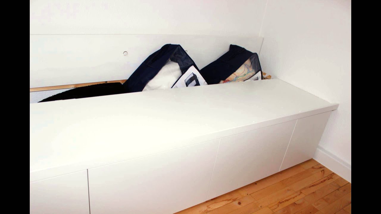 Ikea hack bed seng bygget af ikea køkkenskabe youtube