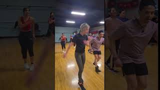 This choreo had the whole class going off 🔥 #dance #workout #cardio