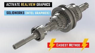How to activate realview graphics in Solidworks | Intel Graphics card