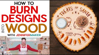How to Burn Designs Into Wood using your Cricut!