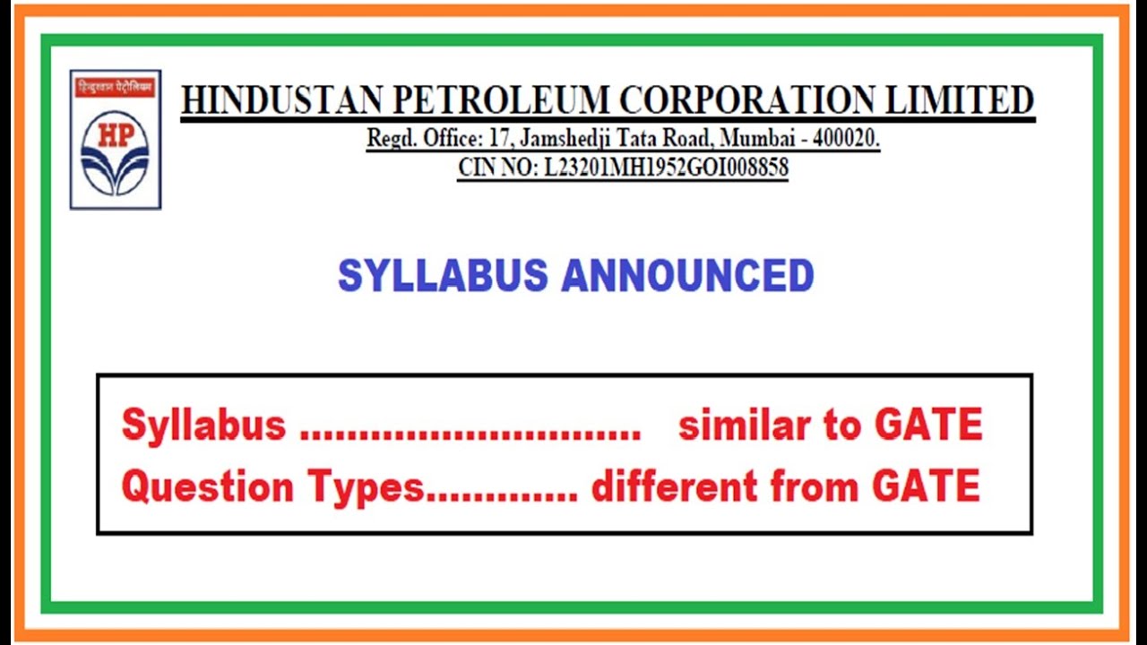 HPCL 2021 written exam Syllabus announced | Tailor Made Module | Prepare with YP | Dr Vijayender