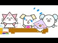 スック・クルル・トライ ミニアニメ⑩【スックの紙コップマジック】まんまるねずみのクルル・さんかく猫のトライ・しかくい犬のスックでお送りするオリジナルアニメーション シーズン2 子供 anime