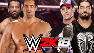 Jinder Mahal and The Great Khali vs John Cena and Roman Reigns