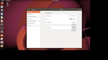 High refresh rate on laptop display in Ubuntu 18.04 LTS?