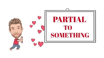 English Tutor Nick P Adjective Phrase (115) Partial to Something - Animated