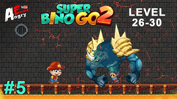 Super Bino Go 2 - Gameplay #5 (level 26-30 + BOSS)