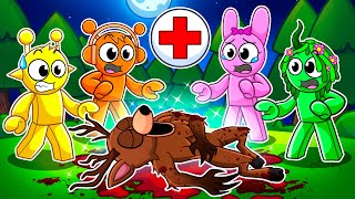 We HEALED The Injured Deer Then He Became Our BODYGUARD In 99 Nights In The Forest! (Roblox)