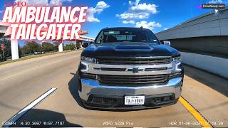 Driver Tried to Chase an Ambulance Through Traffic -  Driving fails - learn how to drive #1571