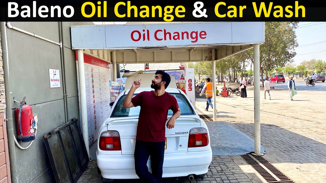 Which Oil I use for Baleno Suzuki Baleno Oil Change And Car Wash