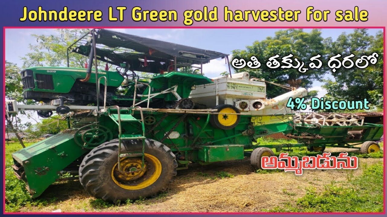 Johndeere Green gold harvester for sale l owner 9705625624 l JMTalks1