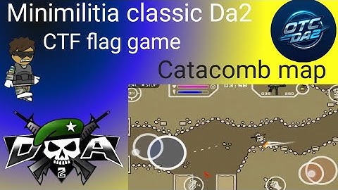 Minimilitia classic Da2/ CTF flag game highlights video #minimilitia #gaming #minimilitiaupdate 