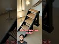 Tiny Home Ke Liye Genius Folding Chair Stair | #interior #ytshorts
