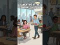 Lunchtime at the Company Cafeteria | Beginner A1–A2 | American Workplace Dialogue