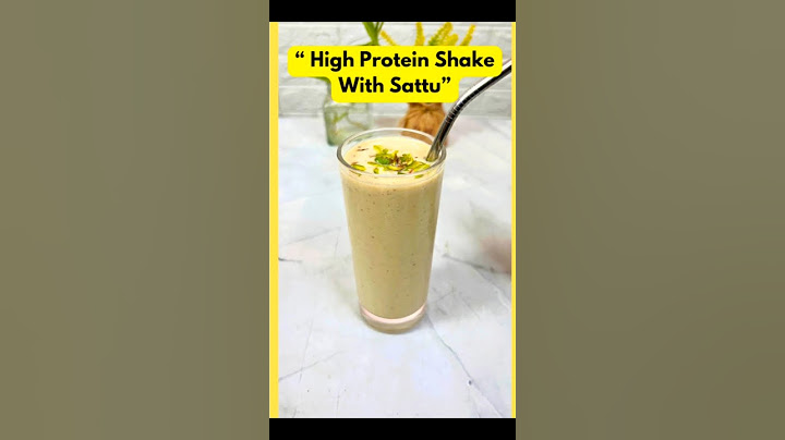 Protein Sattu Milk Shake Recipe | Sattu Smoothie | Healthy Chana Sattu Shake | #shorts